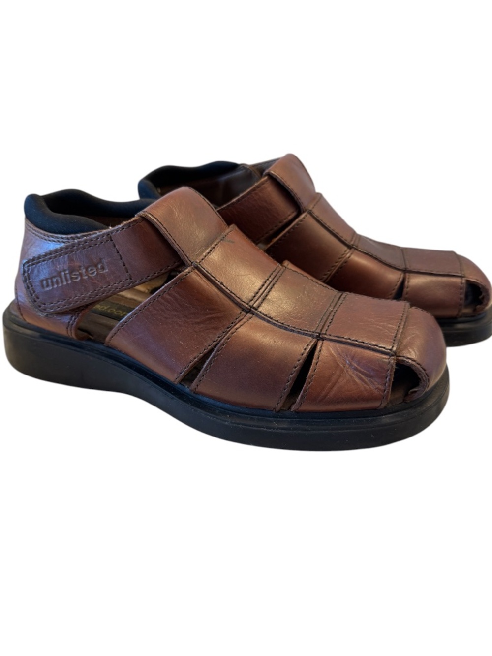 Vintage 90's Unlisted Kenneth Cole Fisherman Sandals Mens 8M - Rare find‎